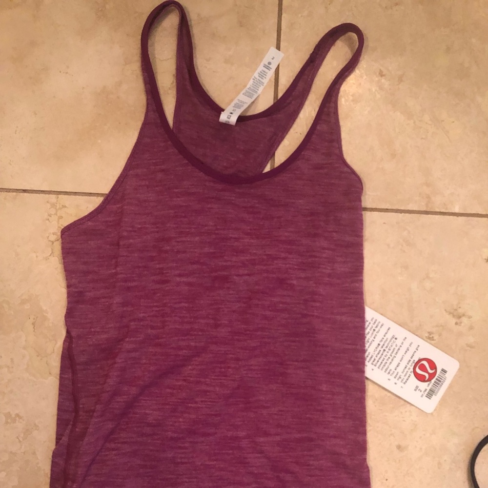 Lululemon What the Sport Singlet / tank. Sz 2. NWT
